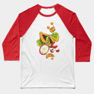 Papaya Party Baseball T-Shirt